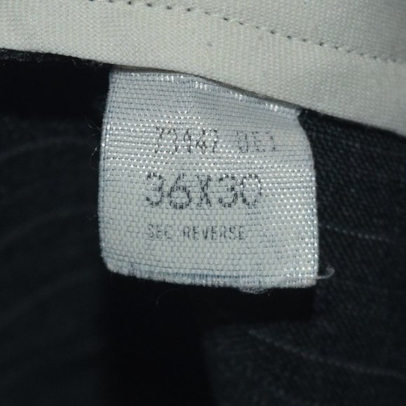 REED ST JAMES Men's Suit Jacket Coat 46L Pants Sz 36 x 30 Gray Pin-Stripe - Picture 5 of 16